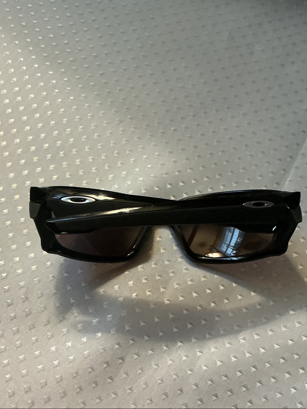 Oakley Men's Black Rectangle Wrap Sunglasses - Picture 2 of 4